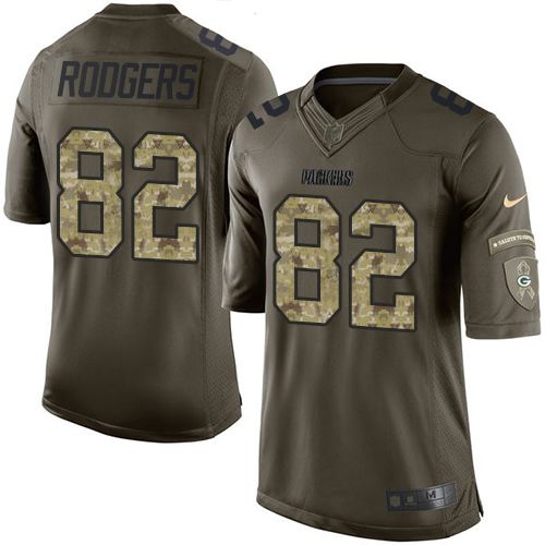 Nike Packers #82 Richard Rodgers Green Men's Stitched NFL Limited Salute To Service Jersey